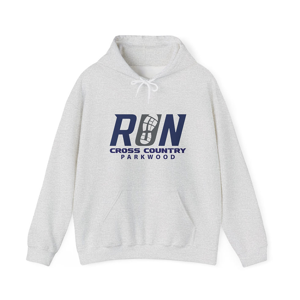 Thumbnail: Parkwood Middle - Adult Run Cross Country Hooded Sweatshirt (BLT)