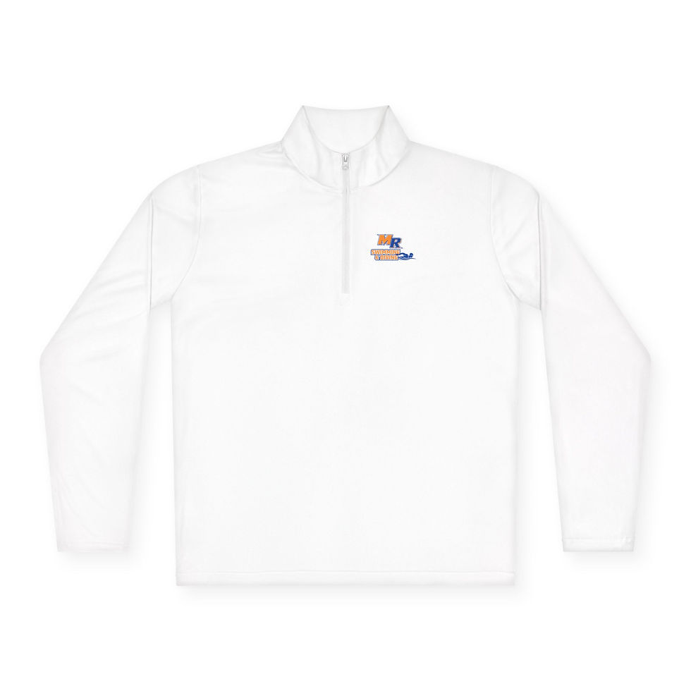 Thumbnail: Marvin Ridge - MR Swimming & Diving Adult Performance 1/4-Zip Pullover