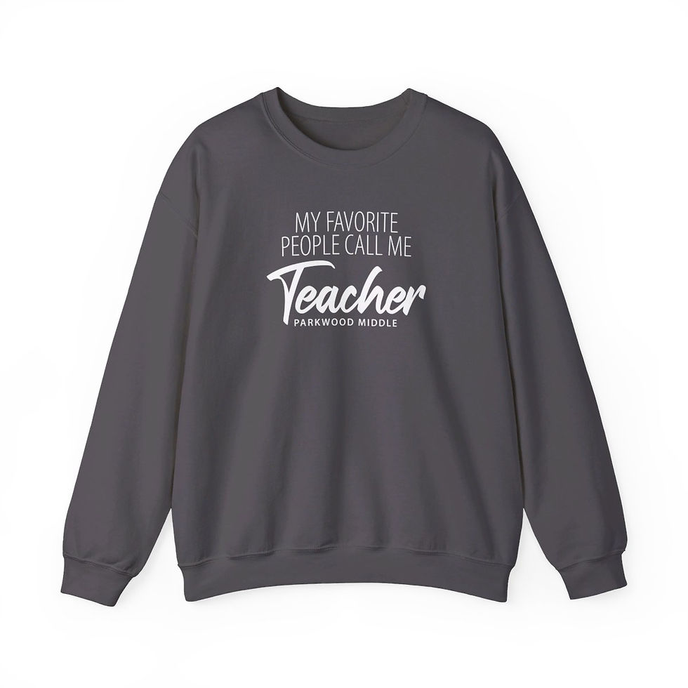 Thumbnail: Parkwood Middle - Adult Teacher Crewneck Sweatshirt