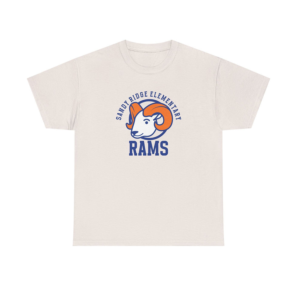 Thumbnail: Sandy Ridge - Adult SRES Rams Gildan Softstyle T-Shirt
