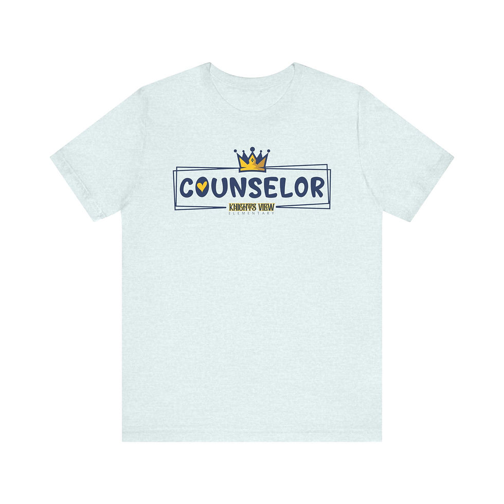 Knights View Elementary - Adult Counselor T-Shirt