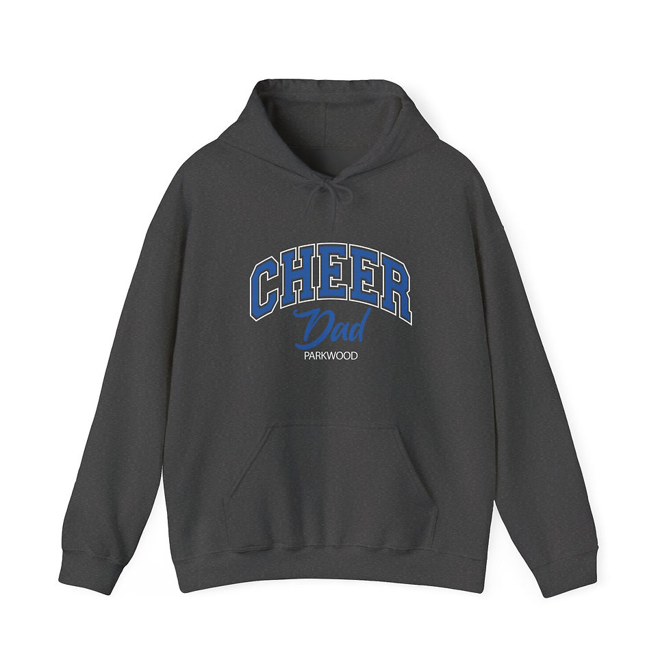 Thumbnail: Parkwood Middle - Adult Cheer Dad Hooded Sweatshirt