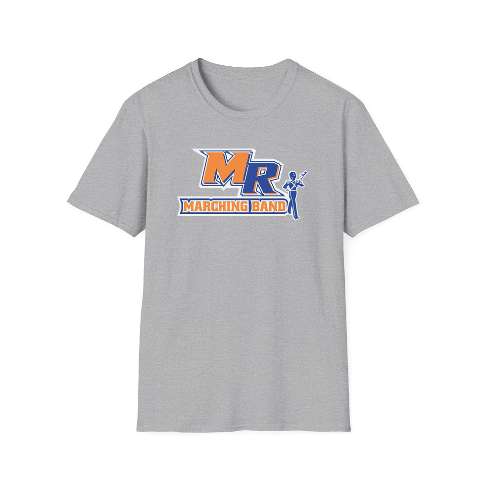 Thumbnail: Marvin Ridge - MR Marching Band Adult Softstyle T-Shirt