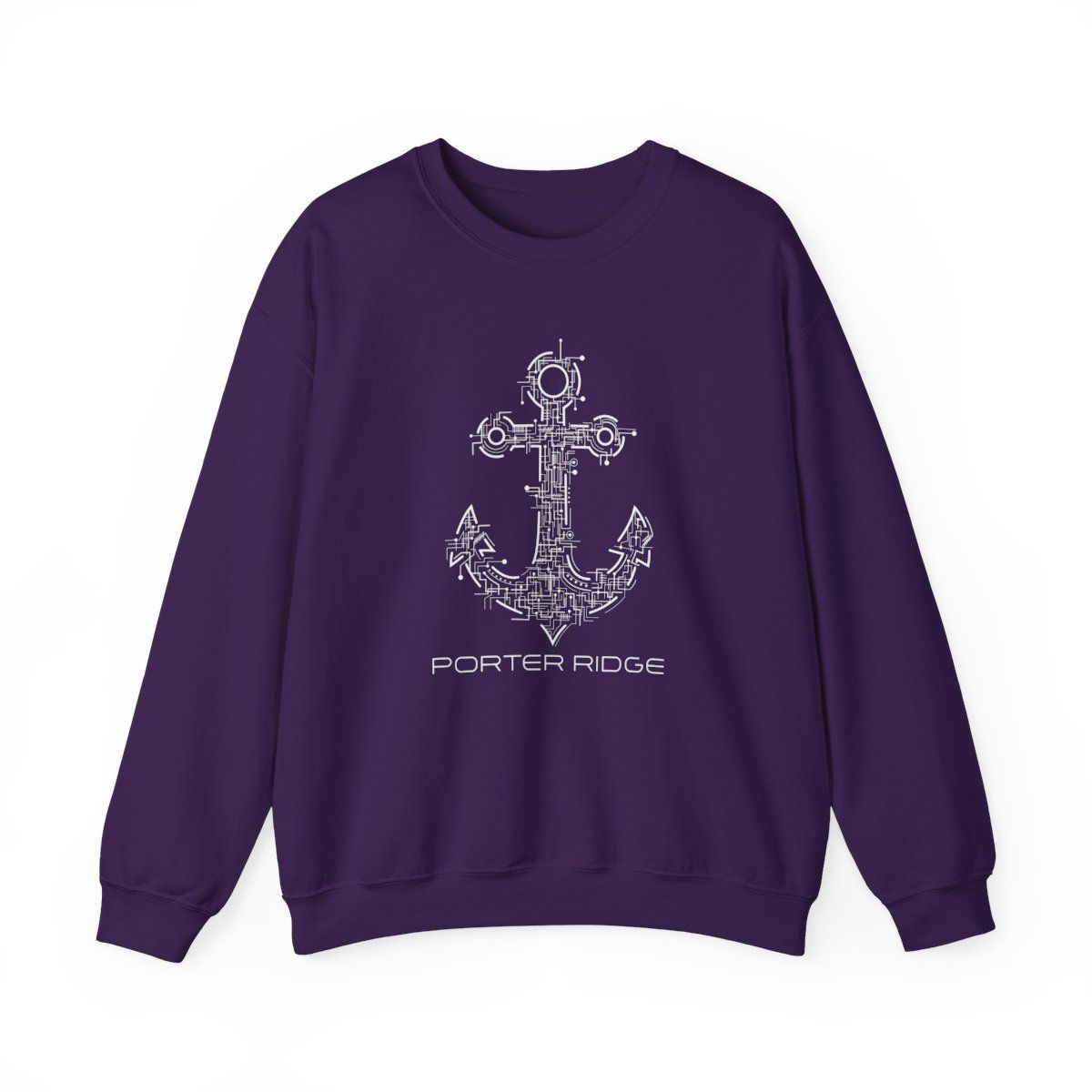 Porter Ridge Elementary - Adult Anchor Tech Crewneck Sweatshirt