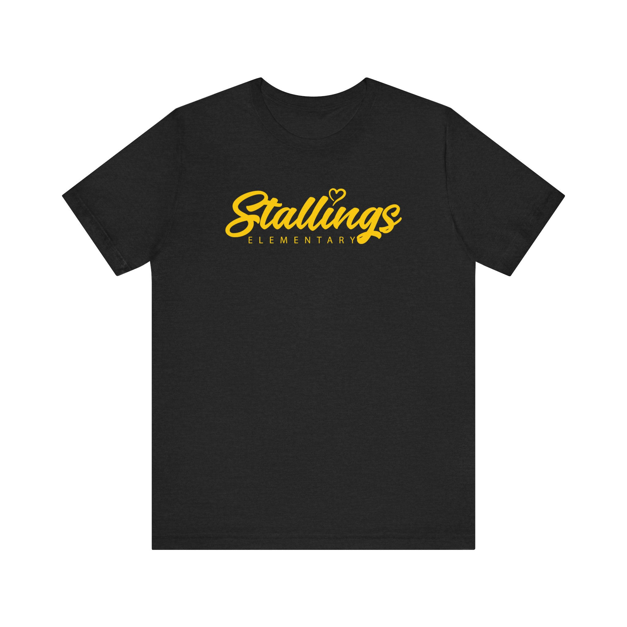 Stallings Elementary Adult Heart STES Short Sleeve T-Shirt