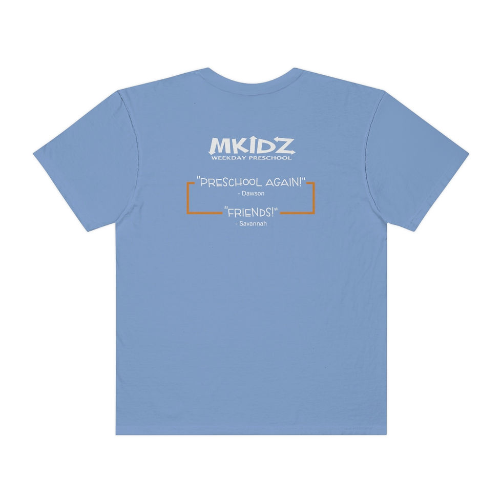 Thumbnail: MKidz Weekday Preschool T-shirt (Comfort Colors)