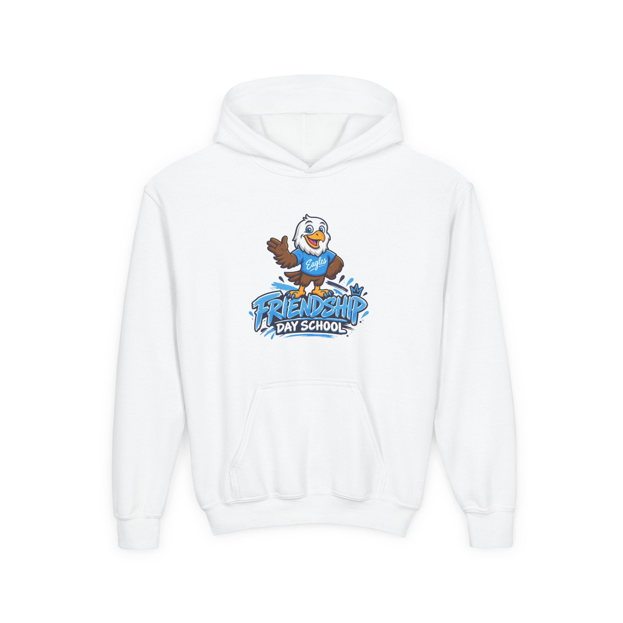 Friendship Day School - Youth Color Splash Logo Hooded Sweatshirt