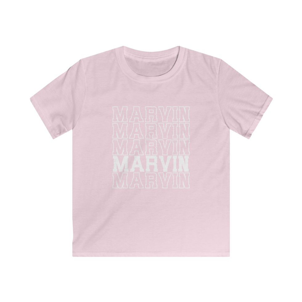 Thumbnail: Marvin Elementary - Marvin 5 Youth Gildan Softstyle T-Shirt