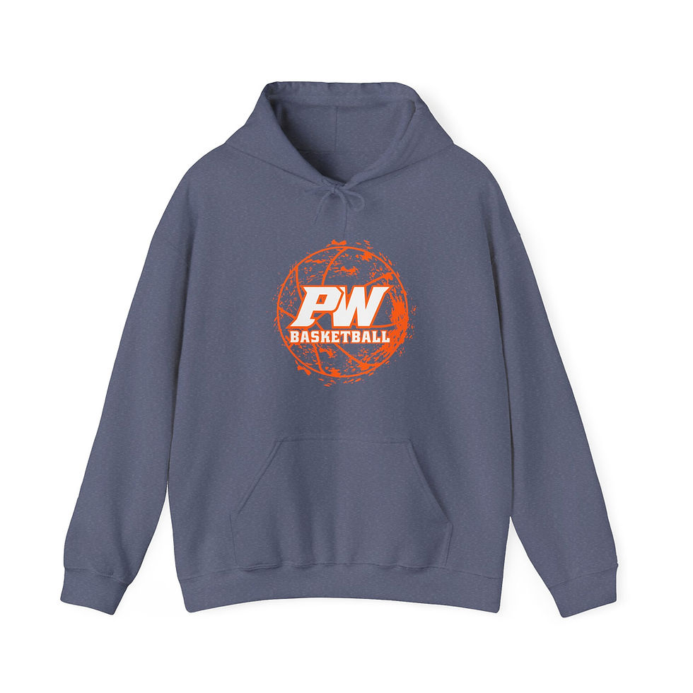 Thumbnail: Parkwood Middle - Adult Basketball PW Hooded Sweatshirt