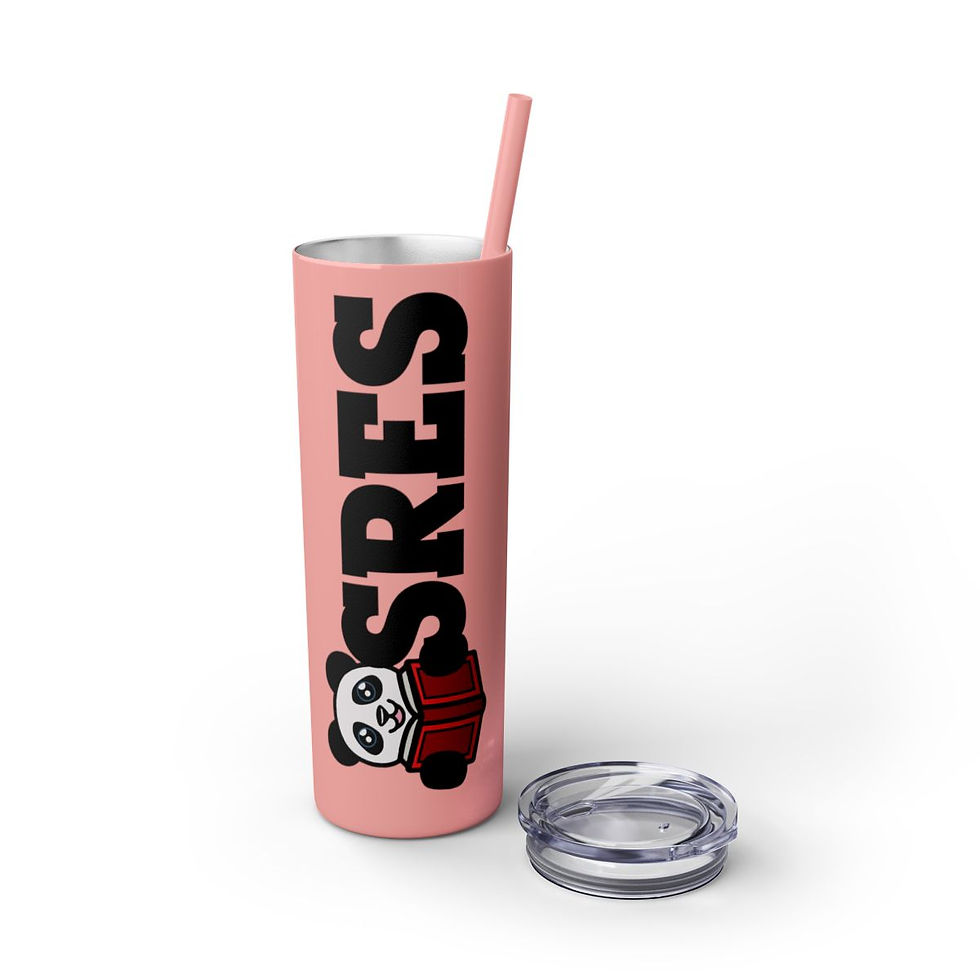 Thumbnail: Sugar Ridge Elementary - SRES Skinny Tumbler with Straw, 20oz