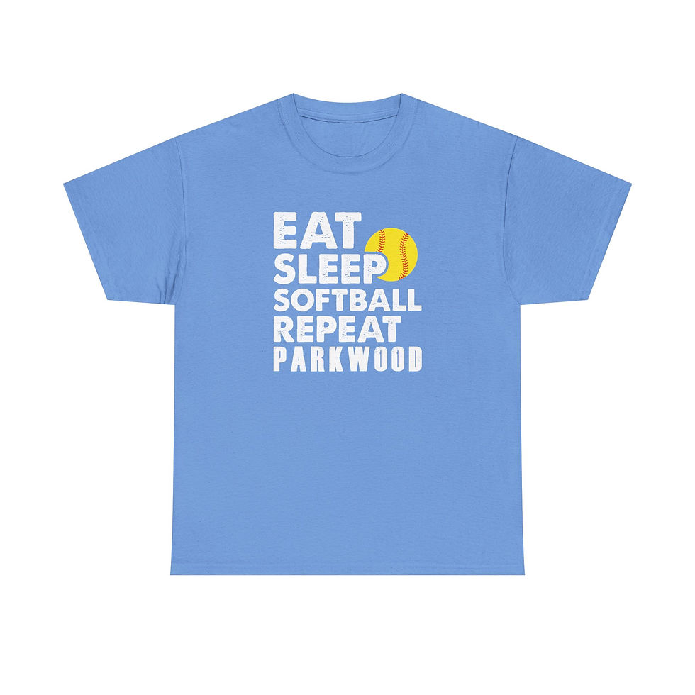 Thumbnail: Parkwood - Adult PW Eat Sleep Softball T-Shirt
