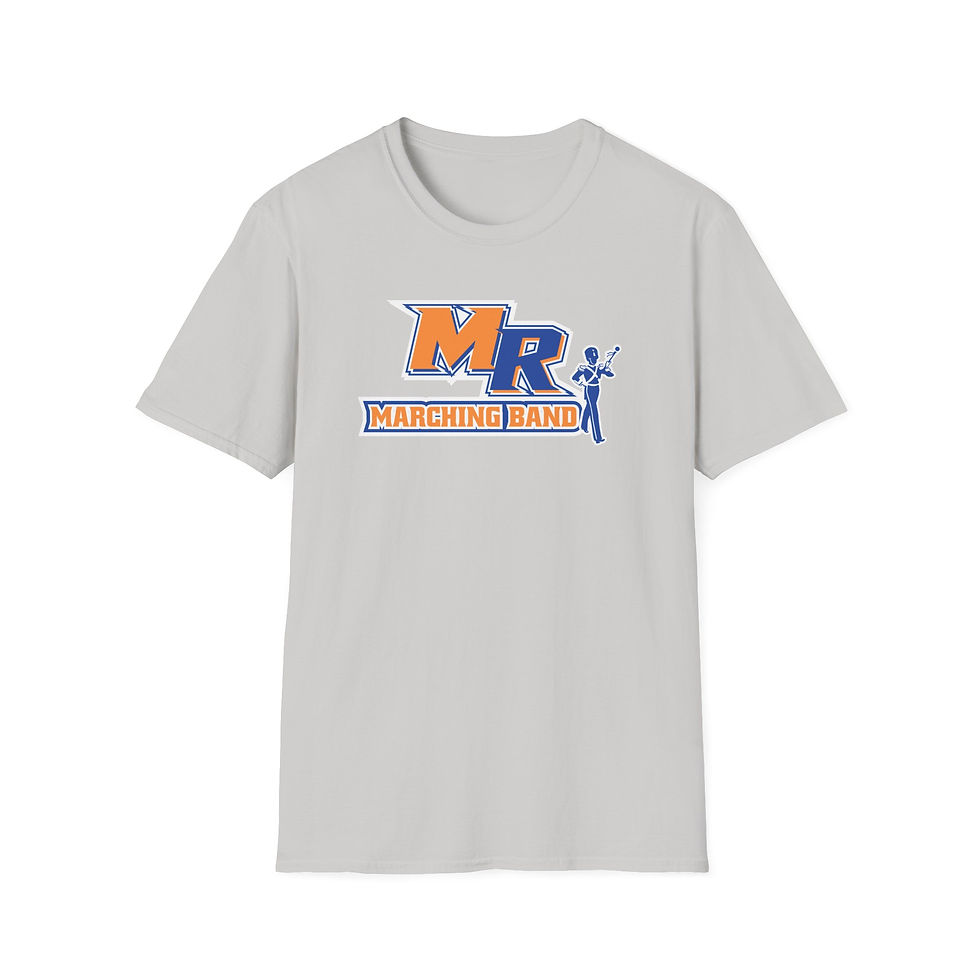 Thumbnail: Marvin Ridge - MR Marching Band Adult Softstyle T-Shirt