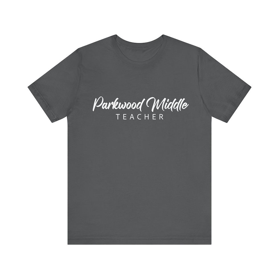 Thumbnail: Parkwood Middle - Adult Parkwood Teacher Wolf Pack T-Shirt