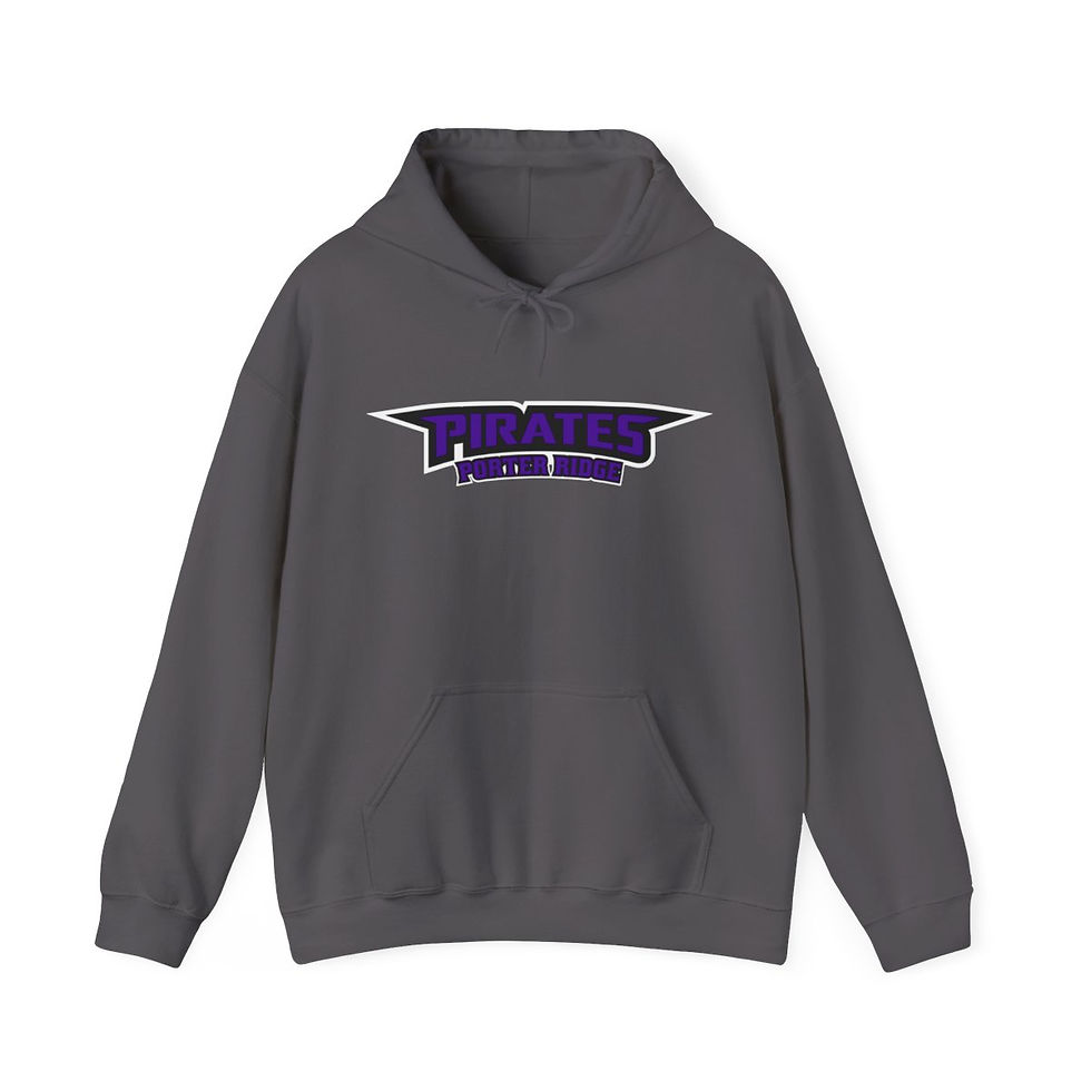 Thumbnail: Porter Ridge Elementary - Adult Pirates PR Hooded Sweatshirt