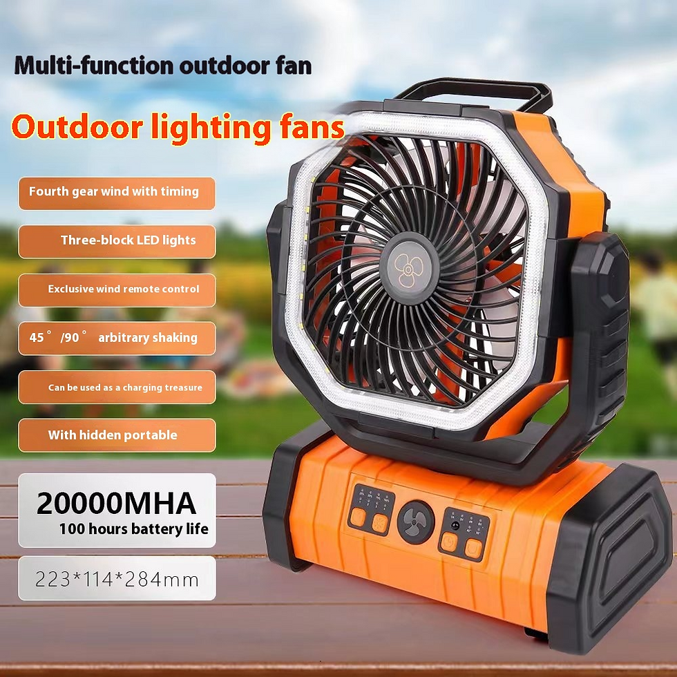 Thumbnail: Outdoor Household Power Bank LED Light Camping Fan