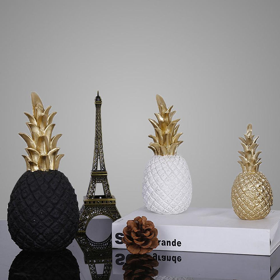 Thumbnail: Gold Pineapple Resin Window Display Decor