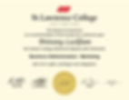 Brittany's college diploma.