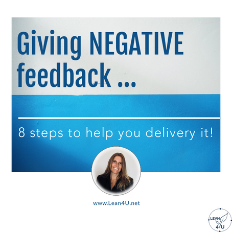 Giving negative feedback positively