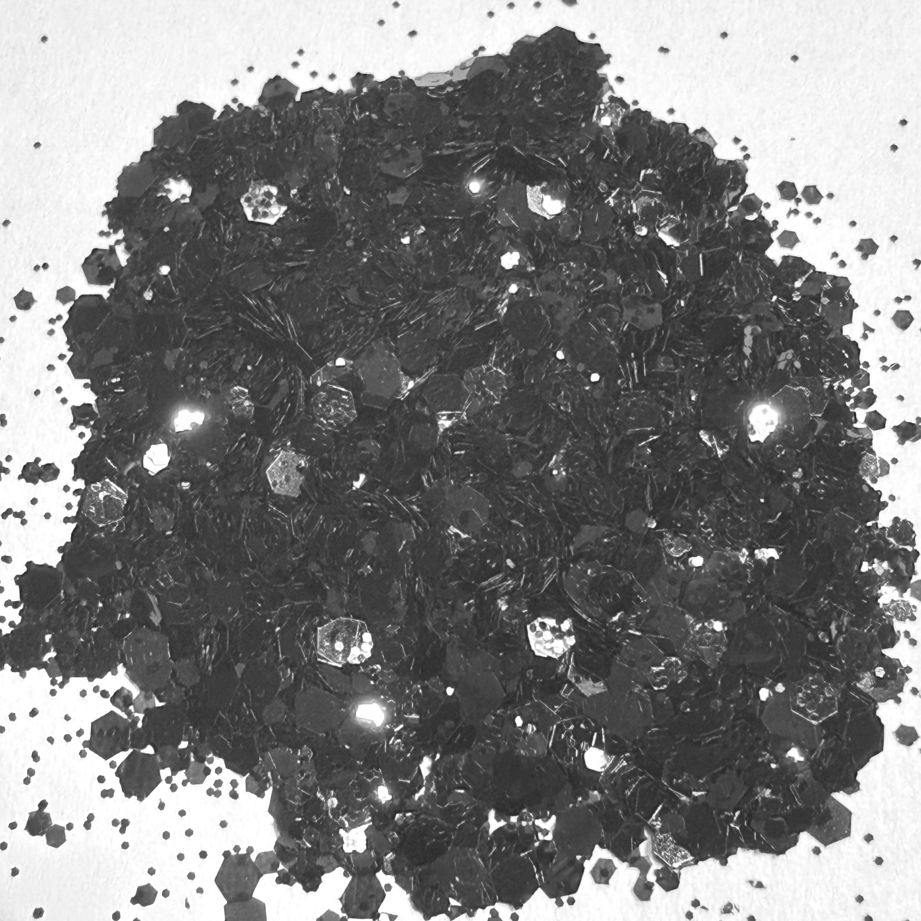 Closing Time (Flat Black Glitter)