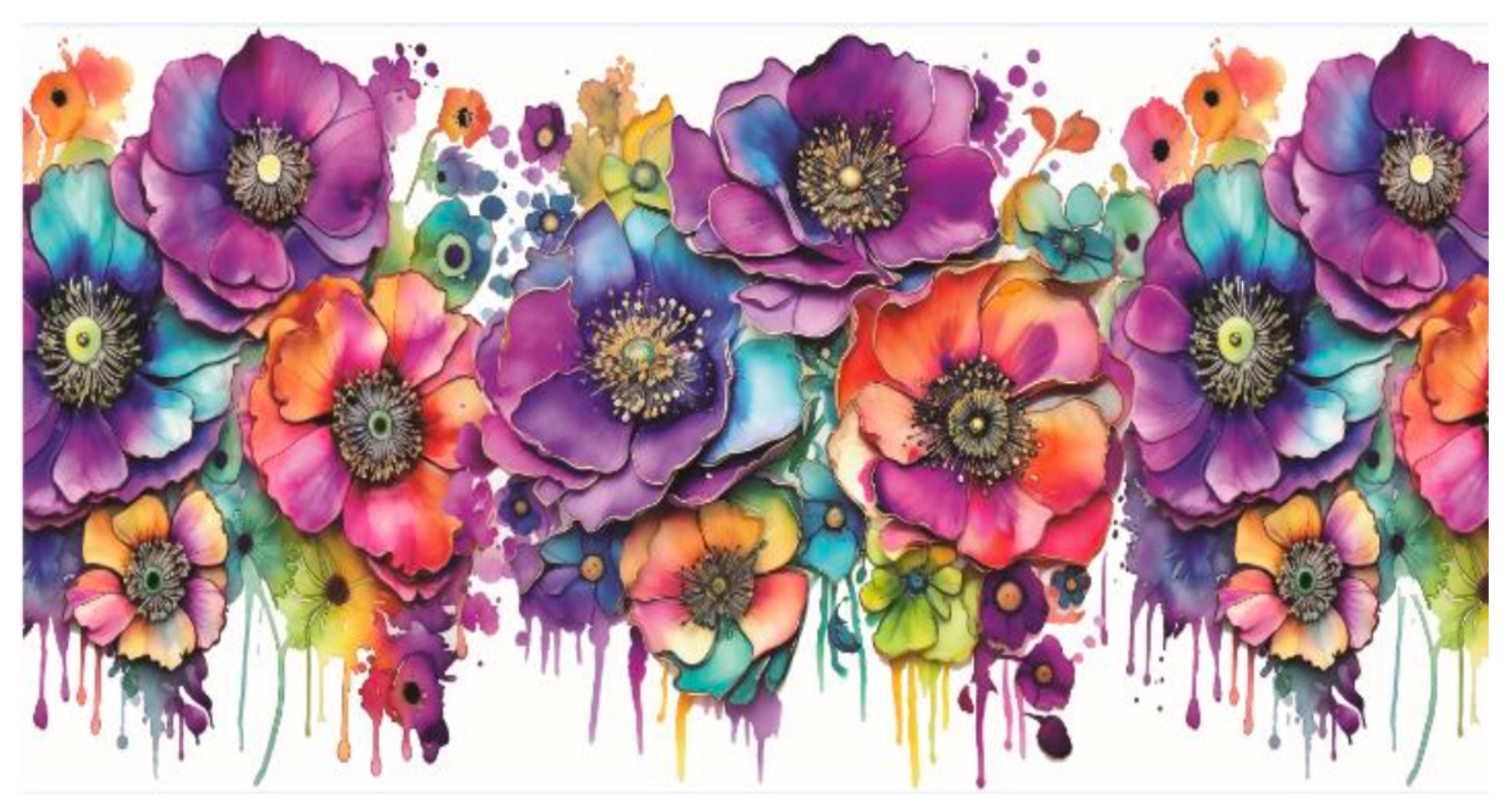 Rainbow Flowers