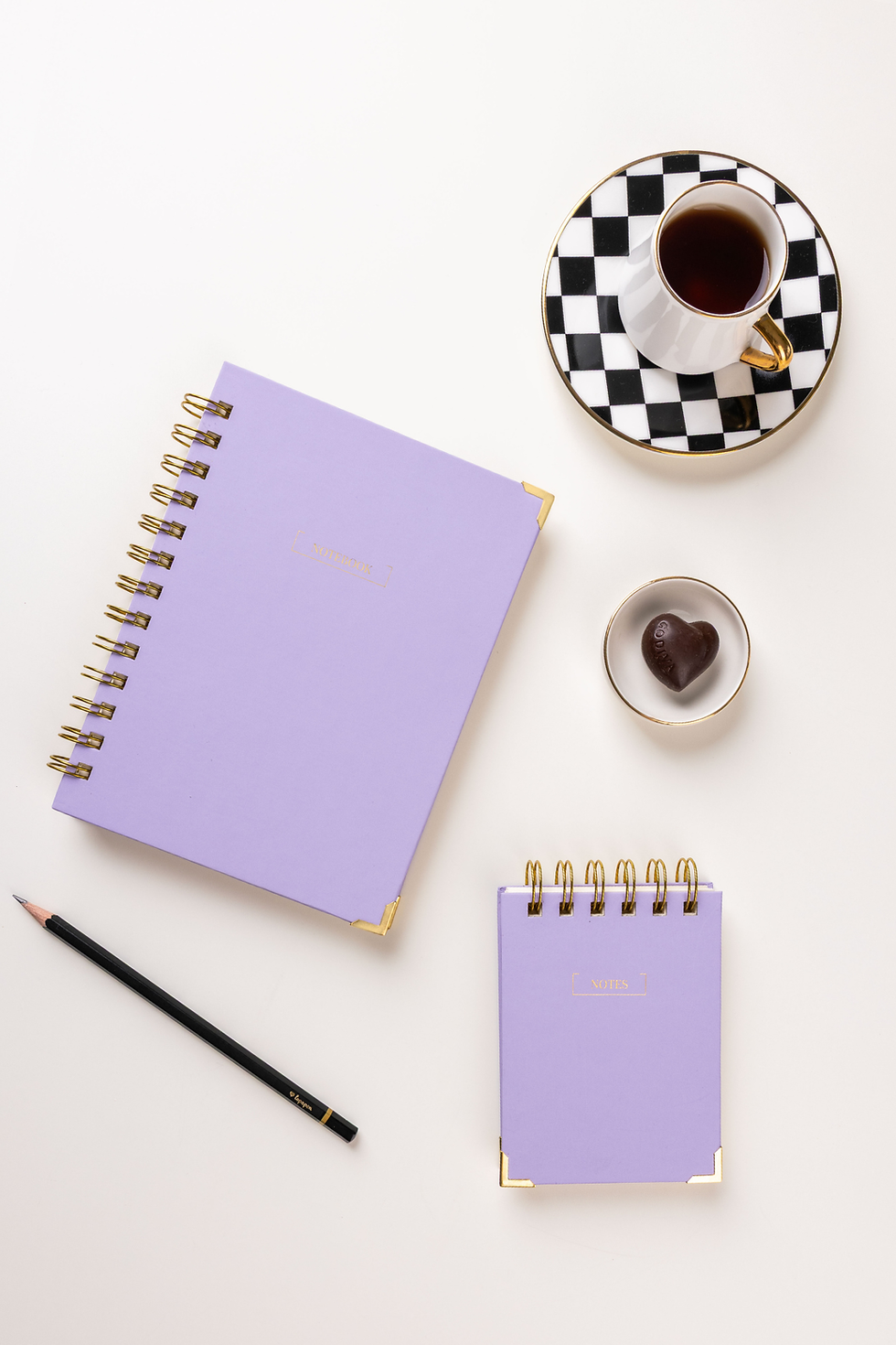 Küçük resim: Spiralli Lila Notebook 14 x 19 cm