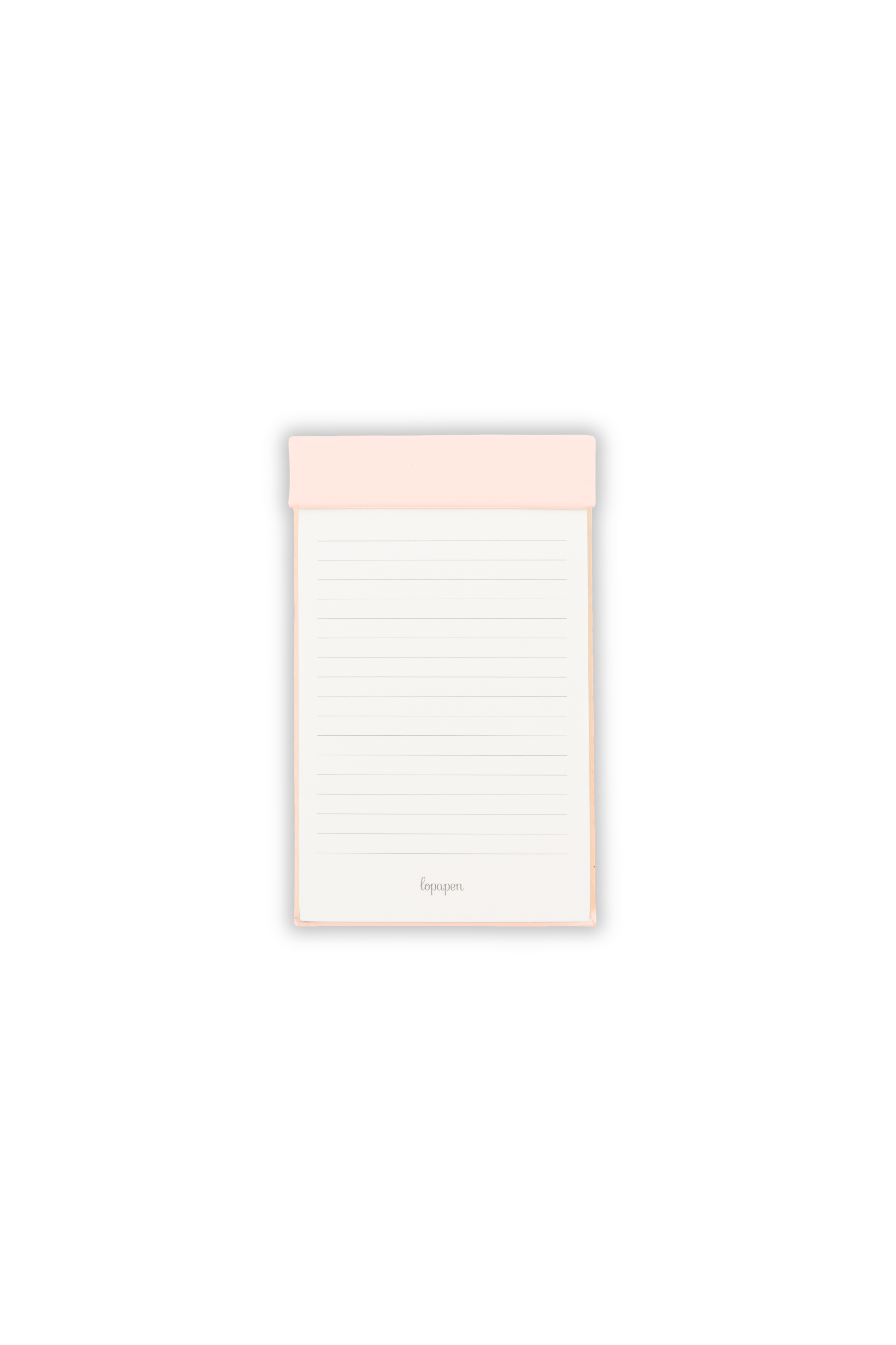Pudra Notepad Çizgili Not Defteri 9 x 15 cm
