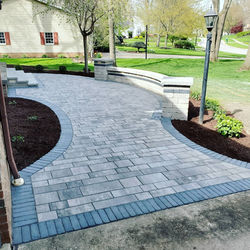 Unilock Patio and Wall