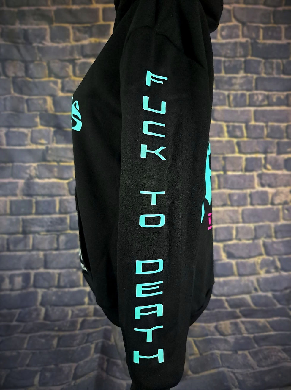 Miniatura: "Lizzies Bar" Fuck to Death Gang Hoodie