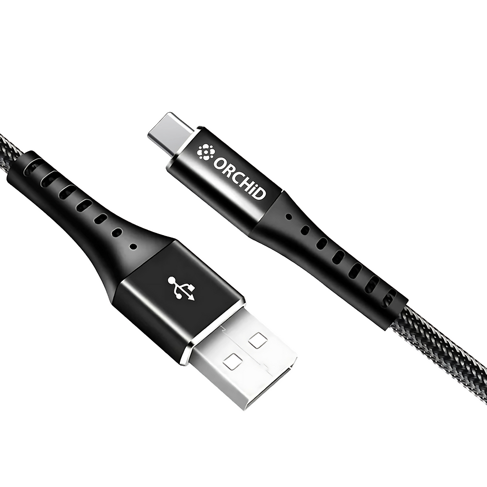 كبل شحن فائق السرعة من يو اس بي الى تايب سي ORCHiD OD- Data cable