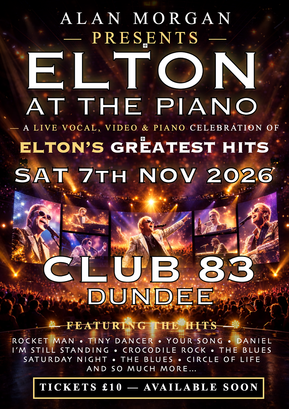 Alan Morgan — Elton Live Piano Show