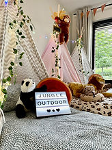 Tipitentslaapfeestje Jungle Outdoor Thema - Tipi tent slaapfeestje voor kinderen