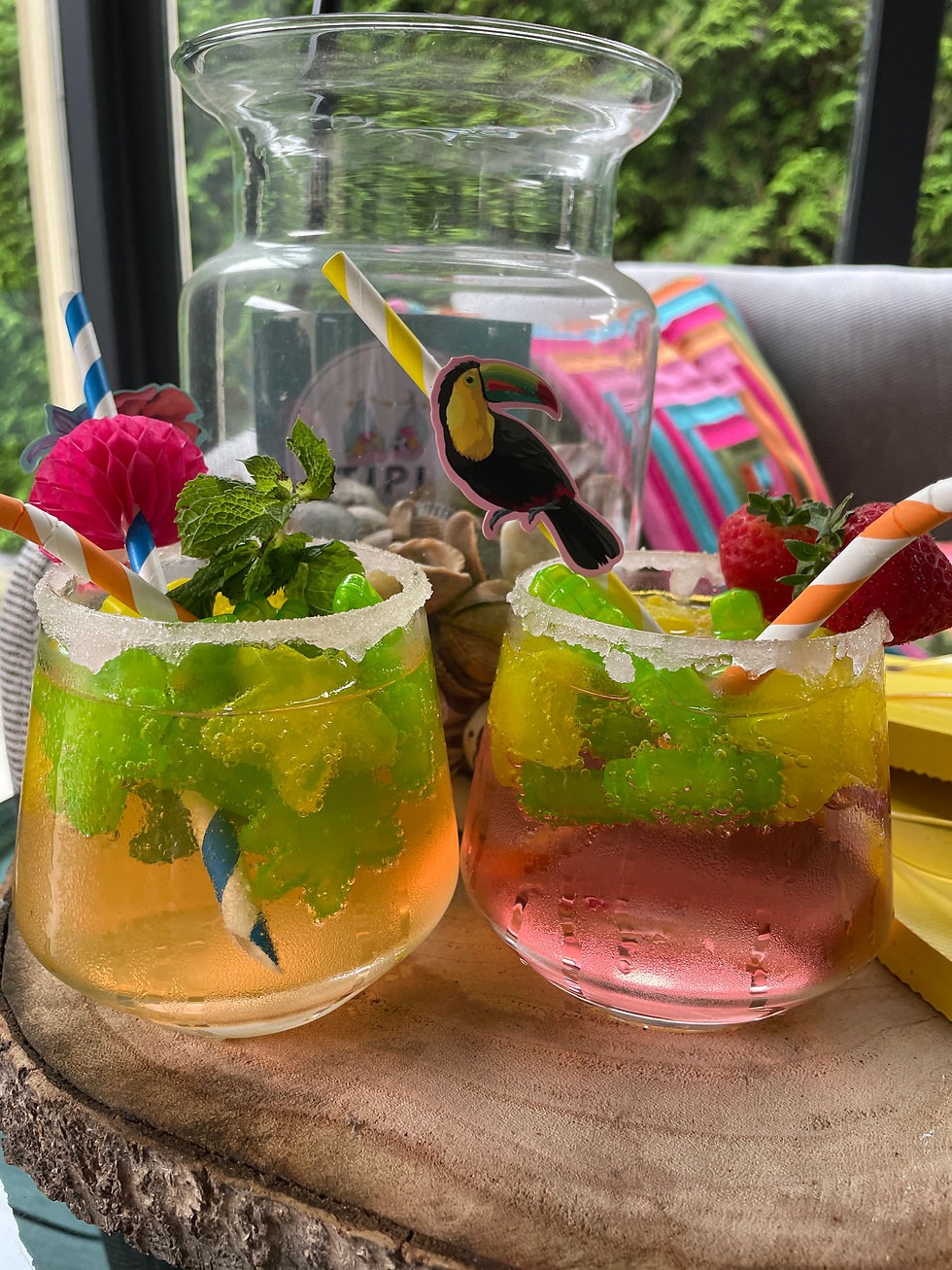 Cocktail tijdens een slaapfeestje wat eten kinderen tijdens een slaapfeestje