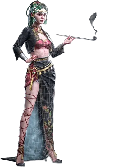 Modelo 3D completo con wireframe y texturizado profesional - Formación en 3D Character Art.