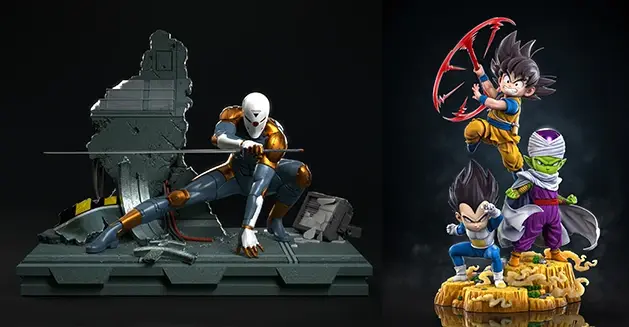 Miniaturas coleccionables de Dragon Ball - curso de Impresión 3D y preparación de modelos