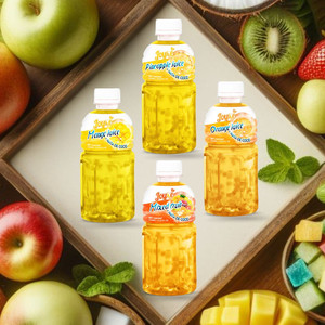 4 flavors of nata de coco with brand name is Joyce