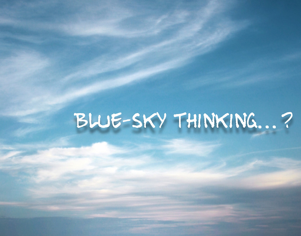 PR speak, PR jargon, corporate speak, blue sky thinking