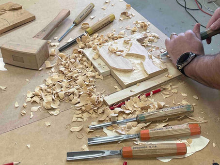 Sharpening a V-Chisel...