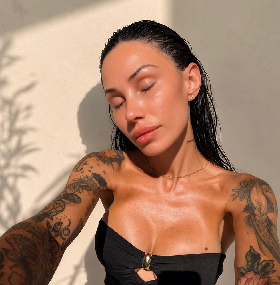 glowing skin using all natural products