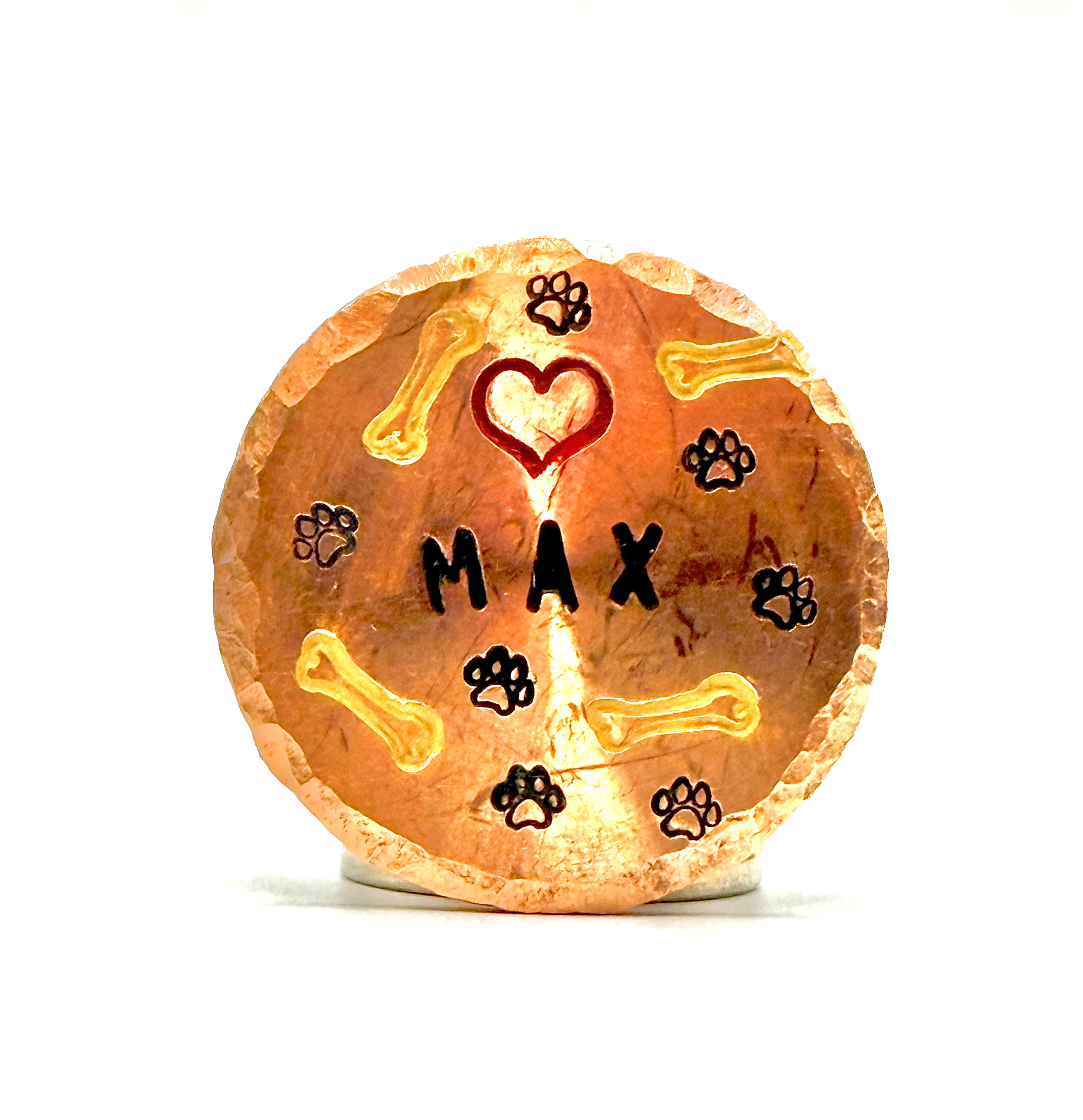 Custom Dog Name Ball Mark