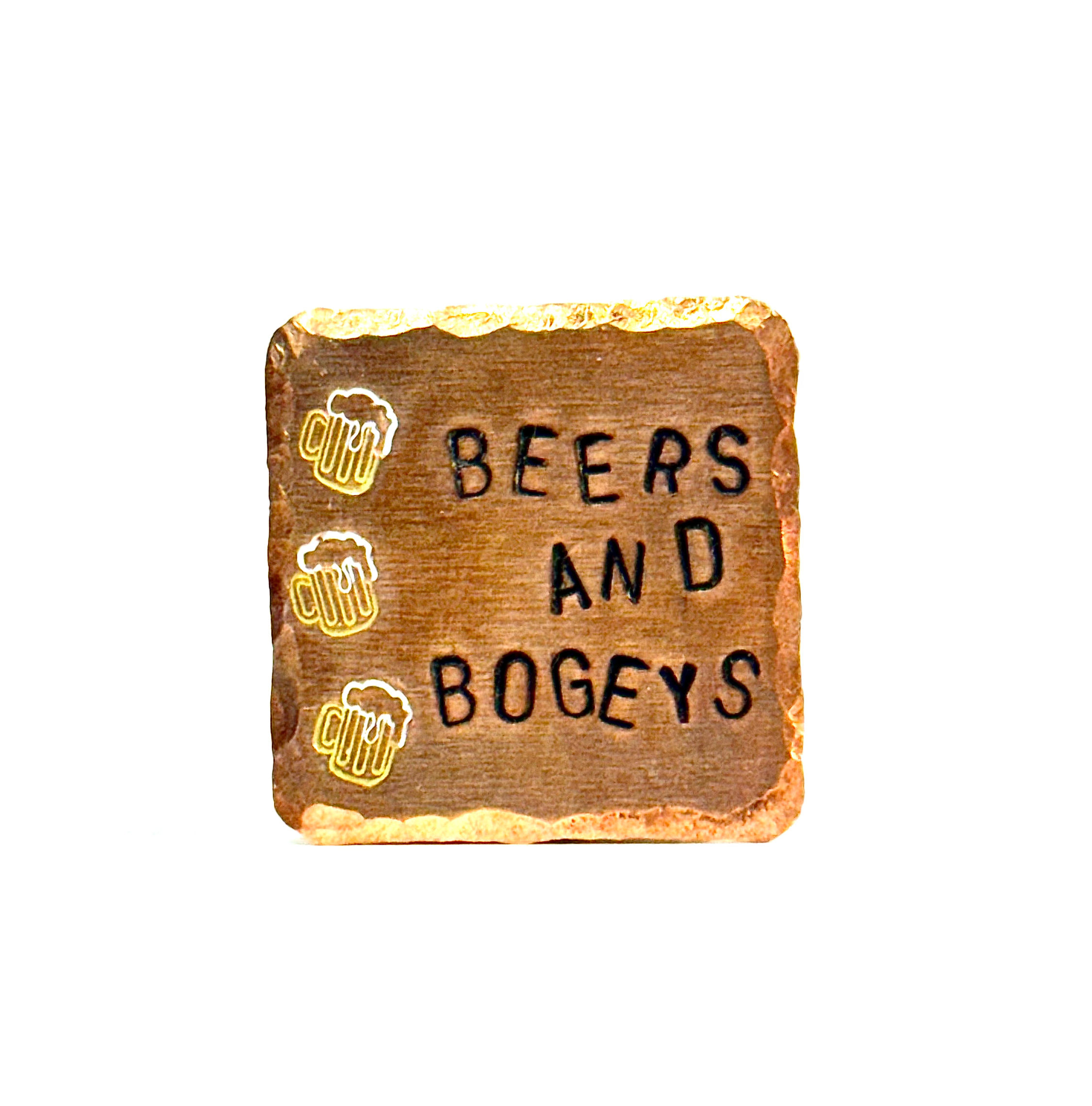 Beers & Bogeys Ball Mark