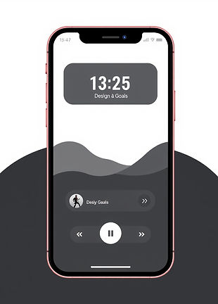 background picture, design goals, phone app design, fitness tracker, white, rose gold, gra