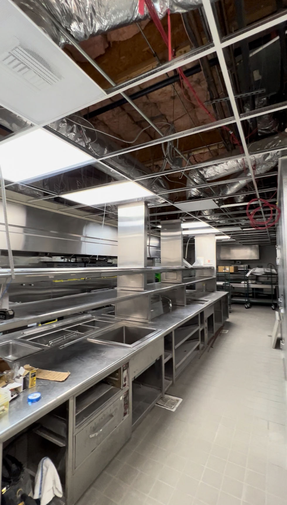 Commercial suspended ceiling and drop ceiling installation in Sacramento California