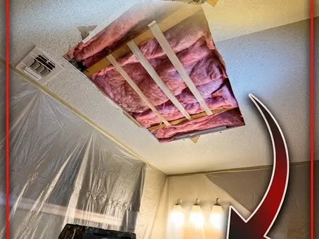 Professional drywall repair contractor fixing damaged interior wall in Rocklin CA
