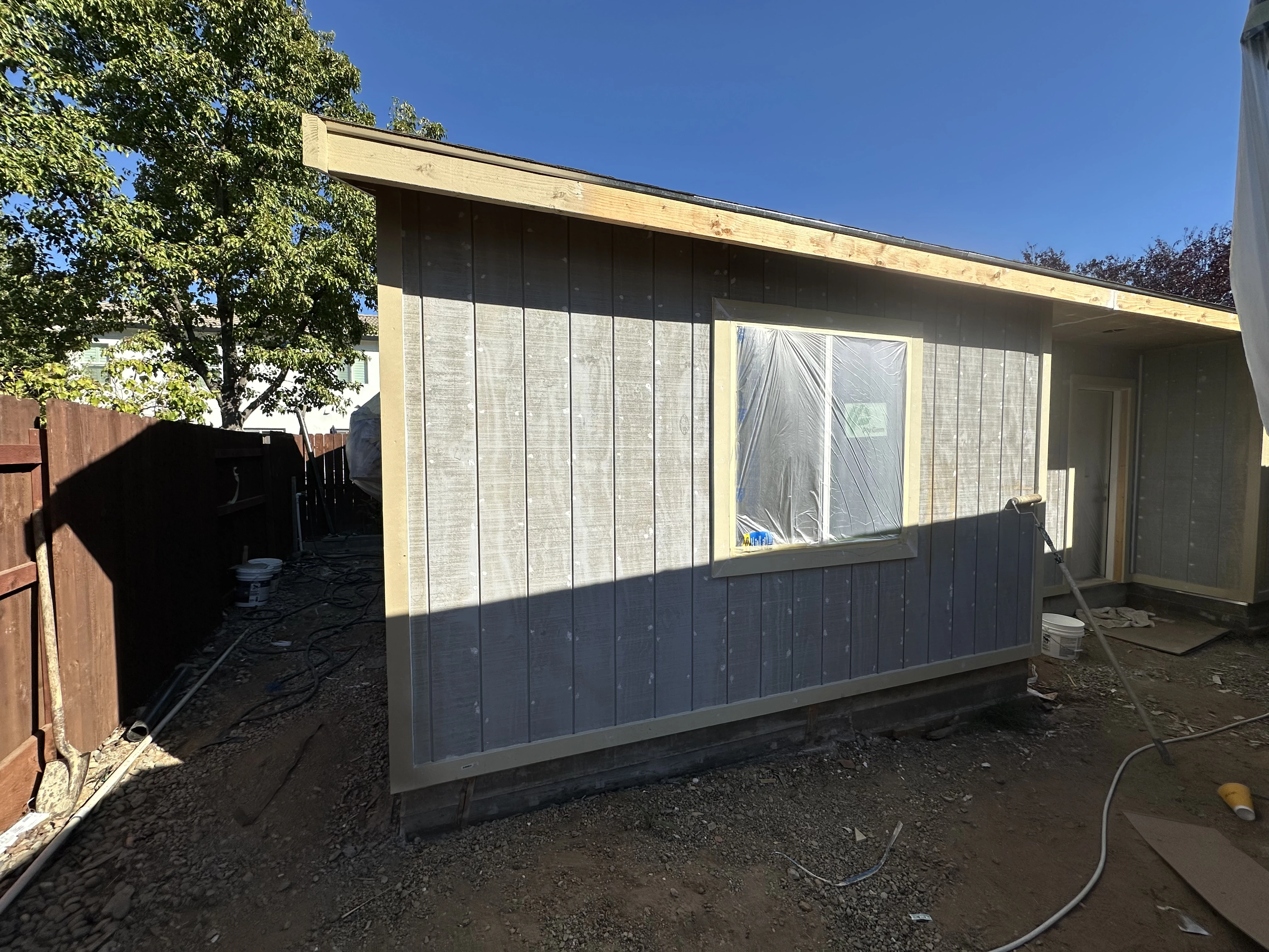 Exterior house painting in Roseville CA by LS Drywall Builders with premium finish.