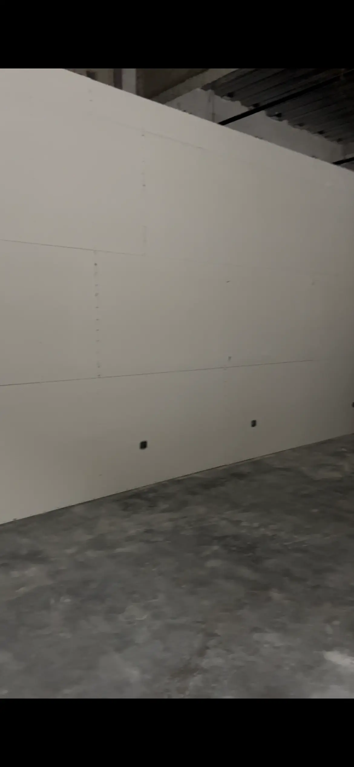 Commercial drywall installation at Westfield Galleria in Roseville, CA.