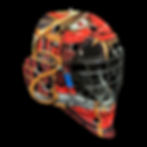 Thumbnail: Goalie Mask Wrap - Samurai Mask ($800 total including $250 deposit)
