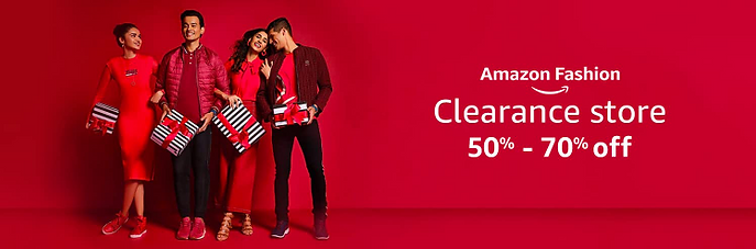 Amazon Fashion Clearance store upto 50-70% off