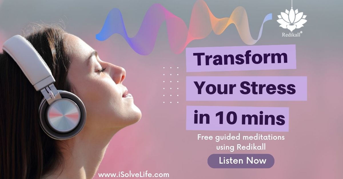 Listening to Guidance Meditations  to transform stress and unblock your chakras