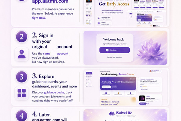 step by step guide on using early access on app.aatmn.com