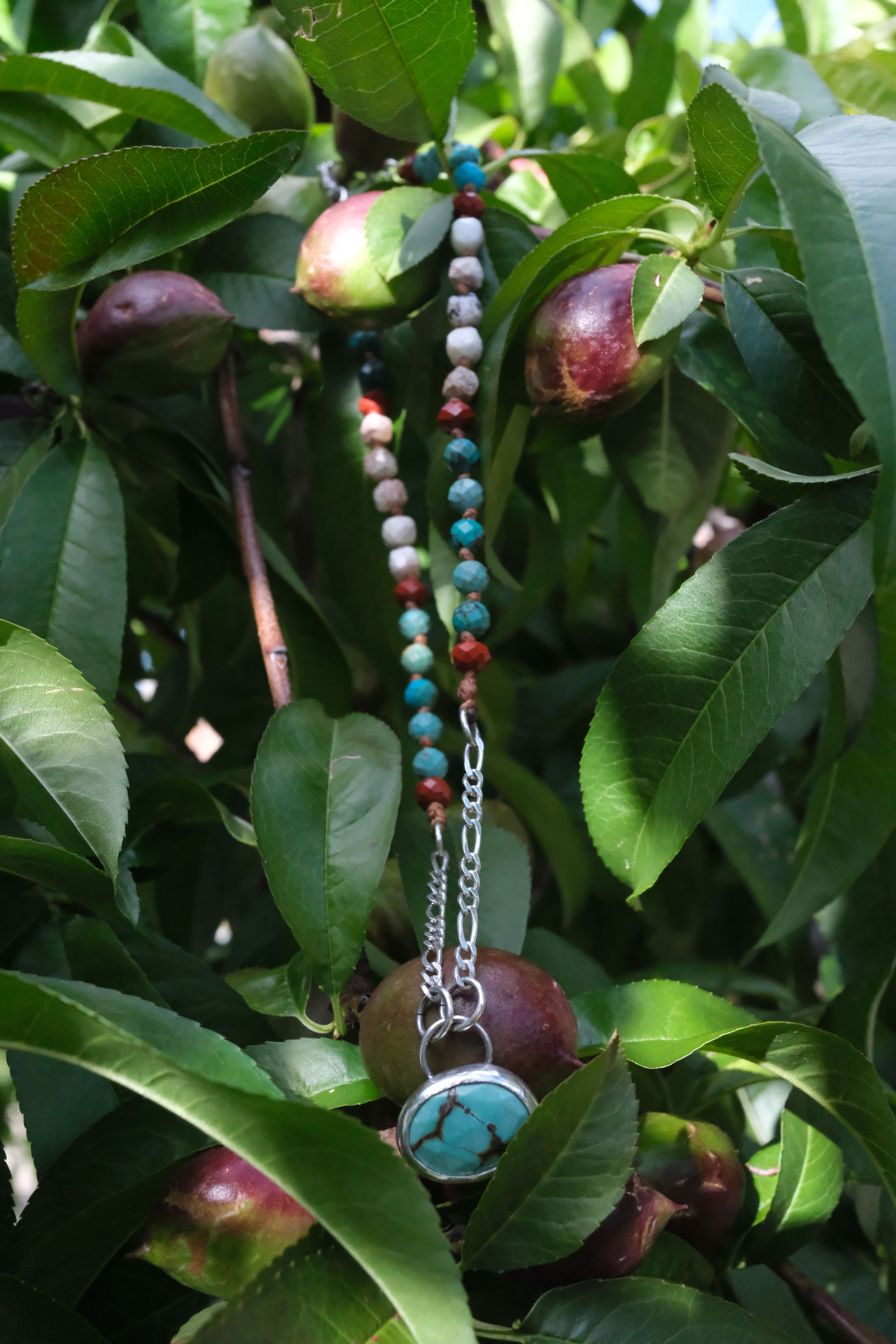 Turquoise vibin' - 16 + 1" Necklace